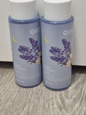 2x Quo Beauty Calming Sleep Body Oil Infused With Melatonin, Lavender & Vanilla